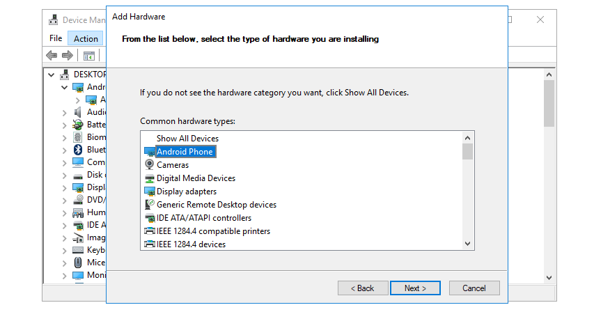 fastboot drivers for windows 10
